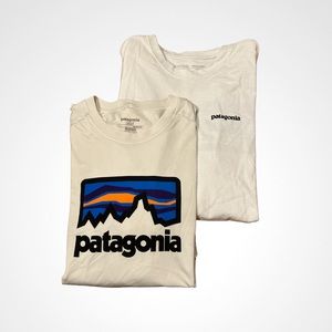 Patagonia Silkweight & Responsibili-tee L 2-T-shirt-Bundle